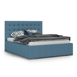 Čalouněná postel PRIMO 140x200 cm Modrá