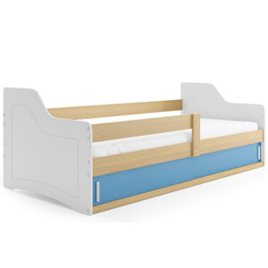 Detská posteľ SOFIX s úložným priestorom 80x160 cm - borovica Modrá