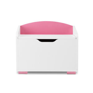 Box PABIS - biela/ružová