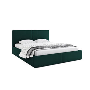Čalúnená posteľ HILTON 160x200 cm Zelená