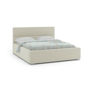Čalouněná postel NOVATIC 160x200 cm Krémová