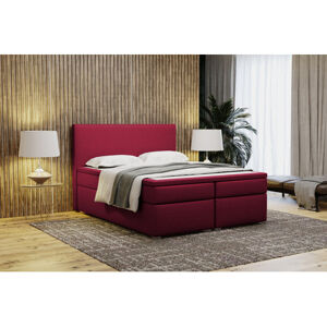 Čalouněná postel IMPERIA včetně úložného prostoru 160x200 Červená