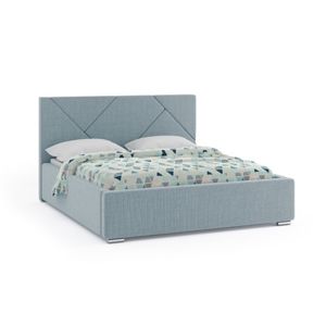 Čalouněná postel NEVADA 140x200 cm Světle modrá