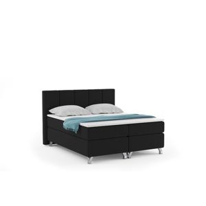 Čalouněná postel IMPERIA včetně úložného prostoru 160x200 Černá