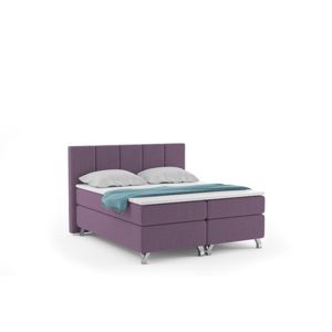 Čalouněná postel IMPERIA včetně úložného prostoru 180x200 Fialová