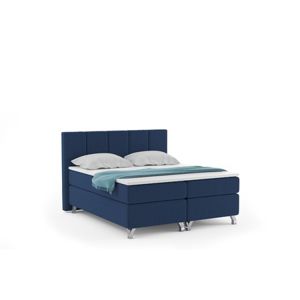 Čalouněná postel IMPERIA včetně úložného prostoru 140x200 Modrá