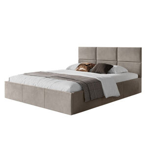 Čalúnená posteľ PORTO rozmer 120x200 cm Béžová