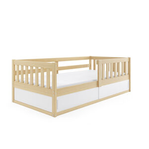 Detská posteľ SMART 80x160 cm Borovica – biela