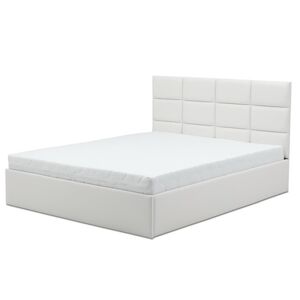 Čalouněná postel TORES II s matrací rozměr 160x200 cm Bílá